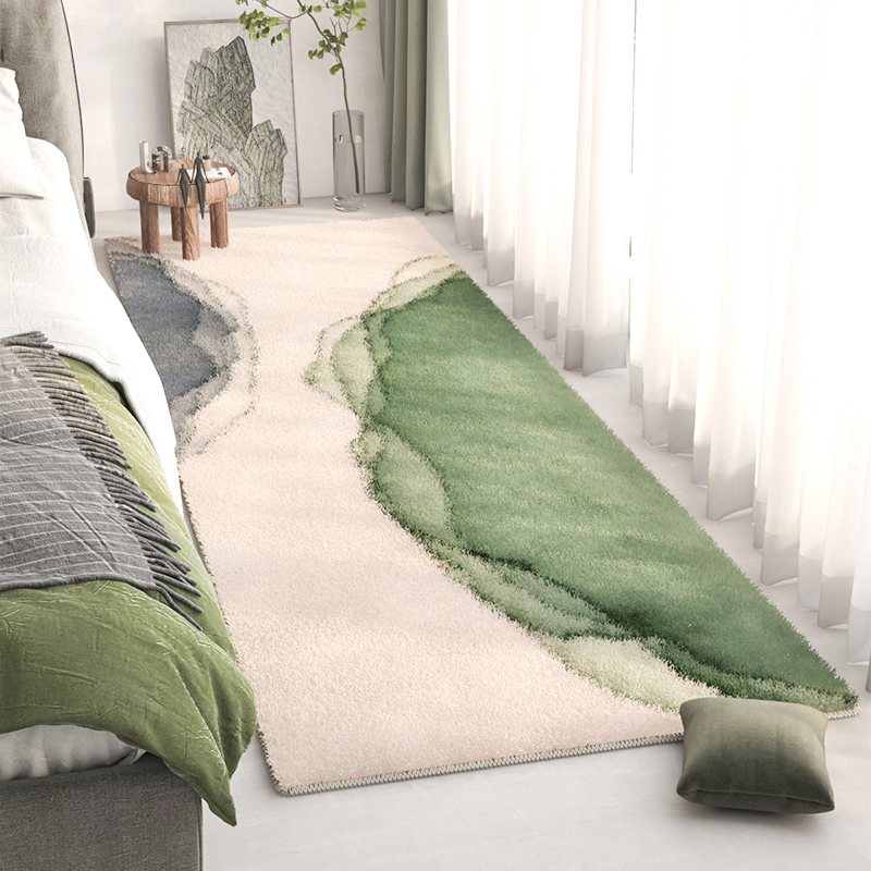 Desk Setup Girly - Long Bedside Rugs for Bedroom Decor