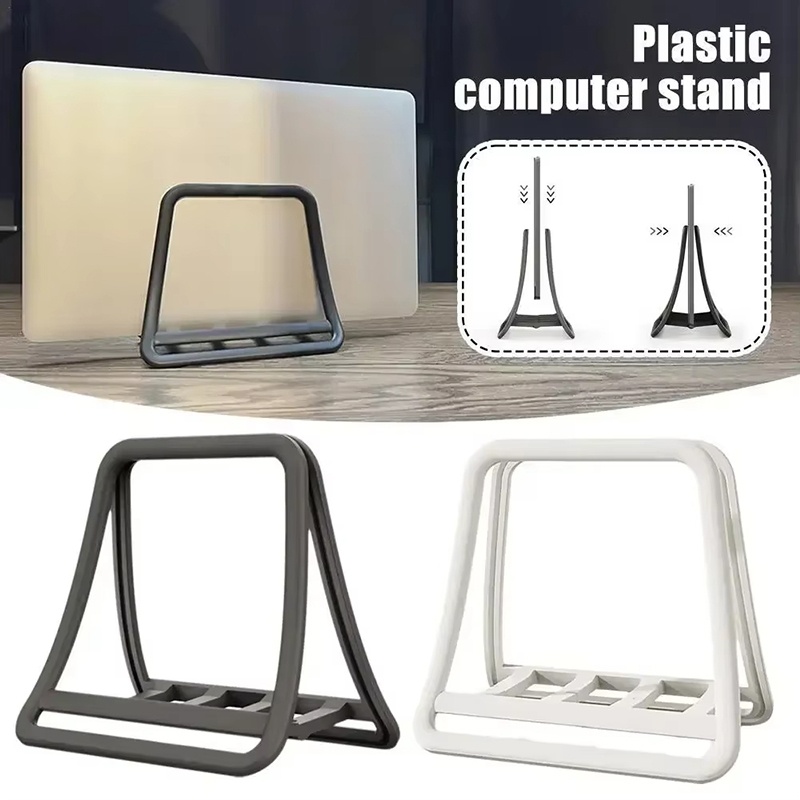 Desk Setup Mac - Anti-Slip Vertical Laptop Stand Detachable Laptops