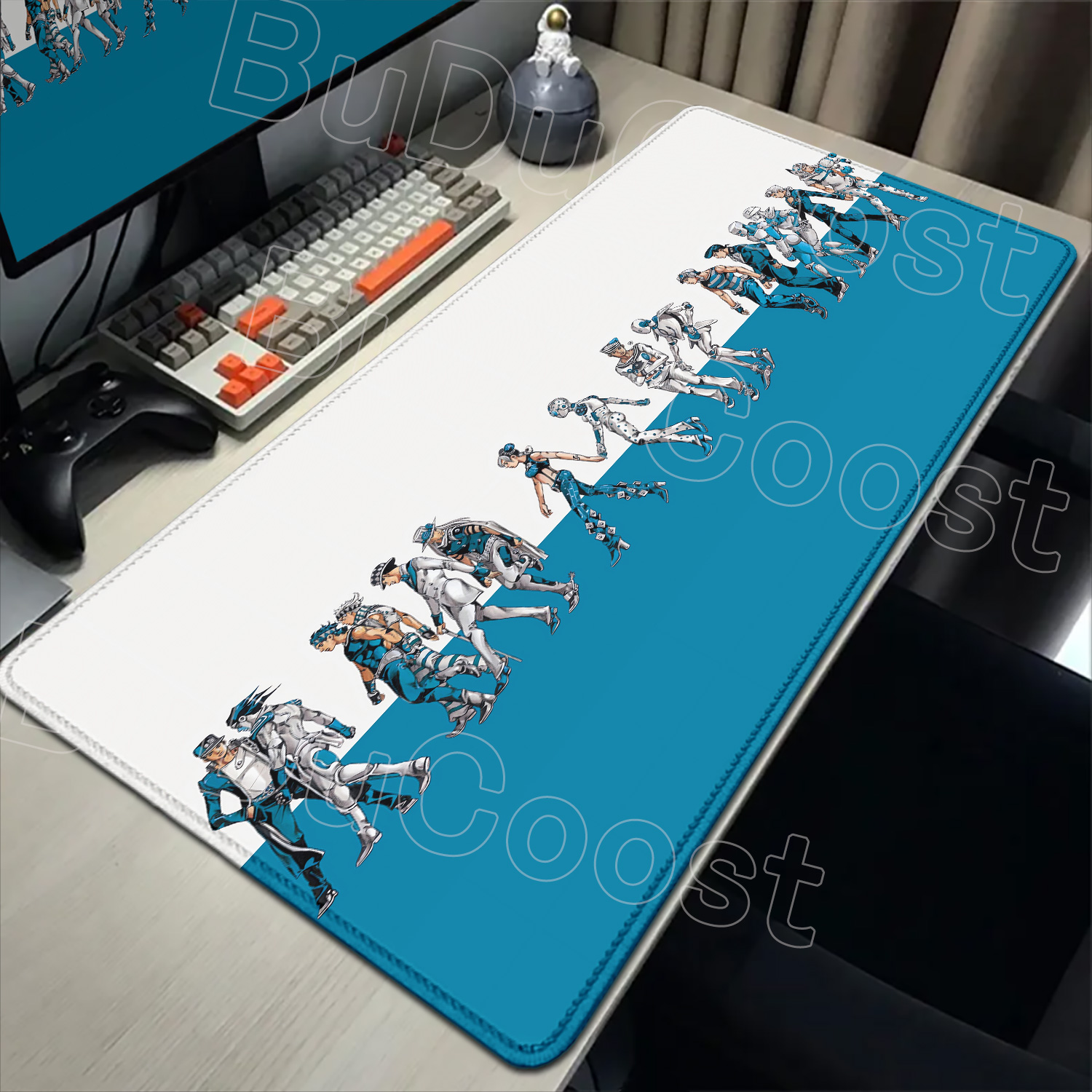 Desk Setup Accessories Aesthetic - HD J-Jojo B-Bizarre A-Adventure Mouse Pad