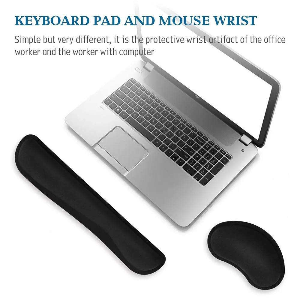 Desk Setup Mac - Widen Memory Foam Nonslip Mouse Pad