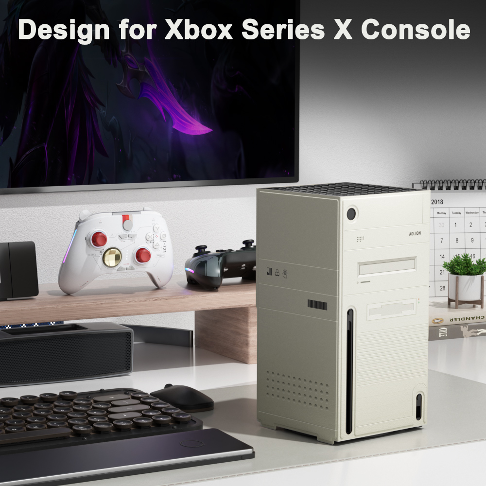 Desk Setup Xbox - AOLION For Xbox Console Protective Cover