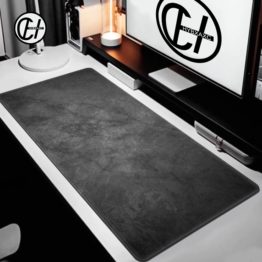 Desk Setup Accessories Aesthetic - Gray series mouse pad 1200x600mm overlocked