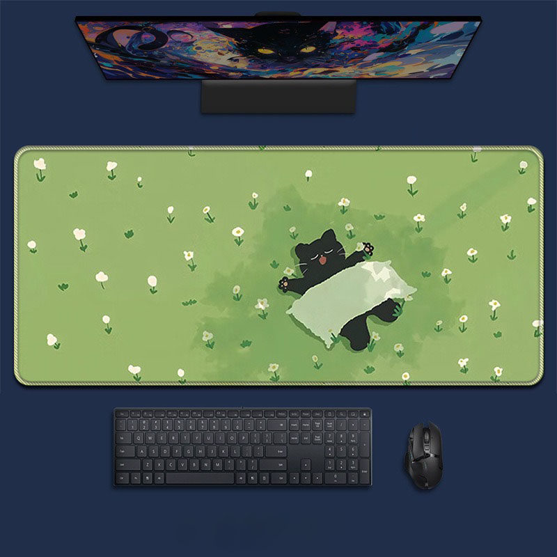 Anime Girl Forest Landscape La - огляд і ціна Desk Setup Natural