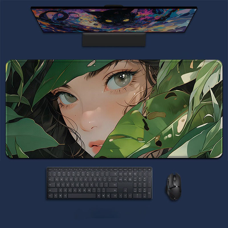 Anime Girl Forest Landscape La - огляд і ціна Desk Setup Natural