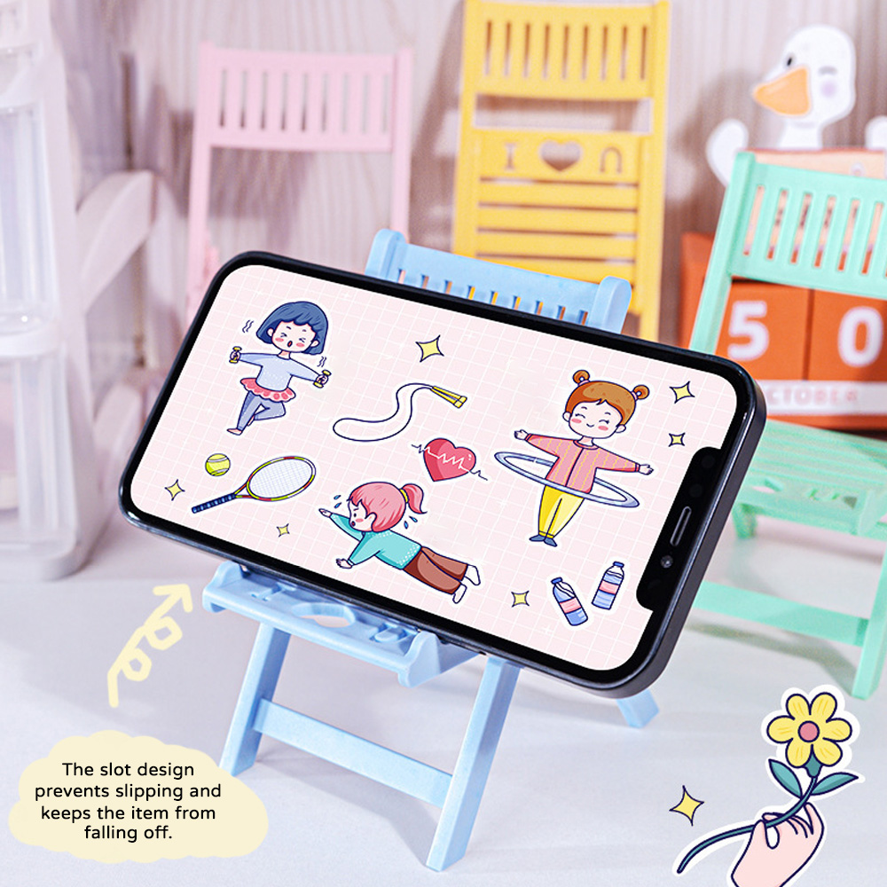 Mini Folding Chair Phone Stand - огляд і ціна Desk View Setup