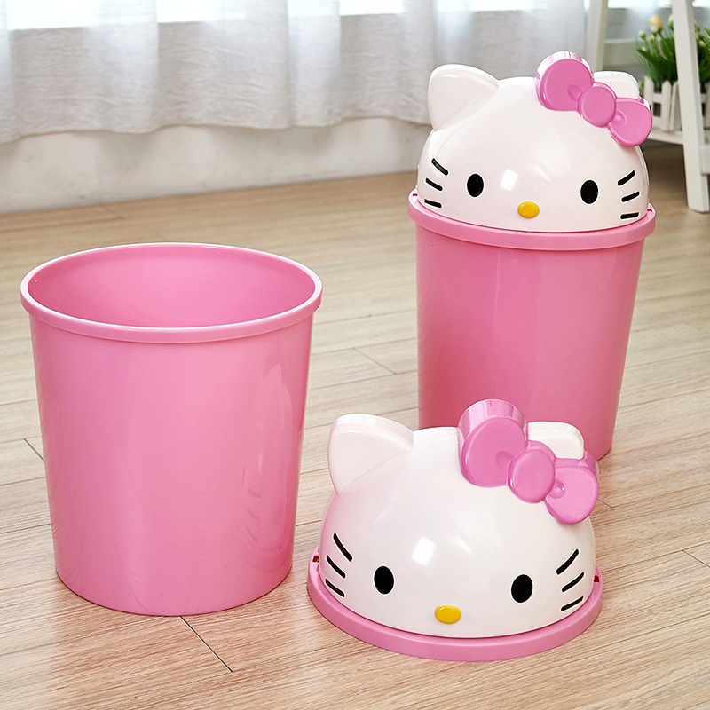 Hello Kitty Small Desktop Tras - огляд і ціна Desk Setup Study