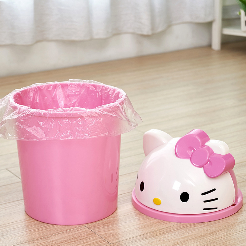Hello Kitty Small Desktop Tras - огляд і ціна Desk Setup Study