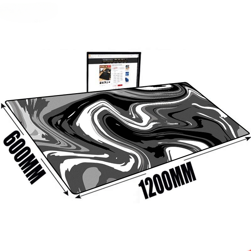 Large Mat Mouse Pad Fluid Art  - огляд і ціна Desk Setup Gadgets