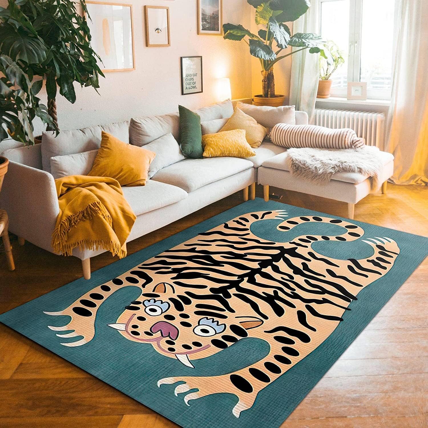VIKAMA Cartoon Cute Tiger Carp - огляд і ціна Desk Setup Girly