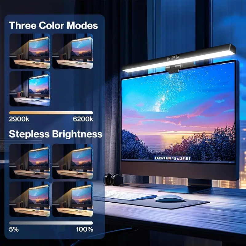 Led Computer Monitor Light Bar - огляд і ціна Led Desk Light Usb
