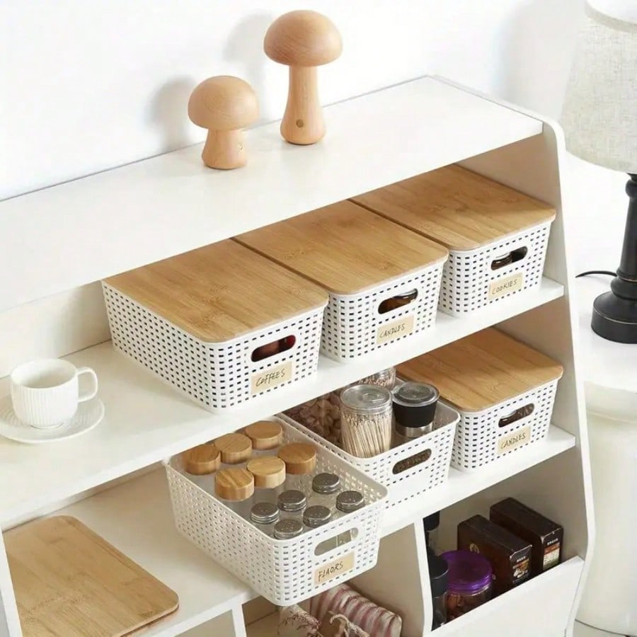 6 Pack Stackable Storage Bins  - огляд і ціна Drawer Organizer Bamboo