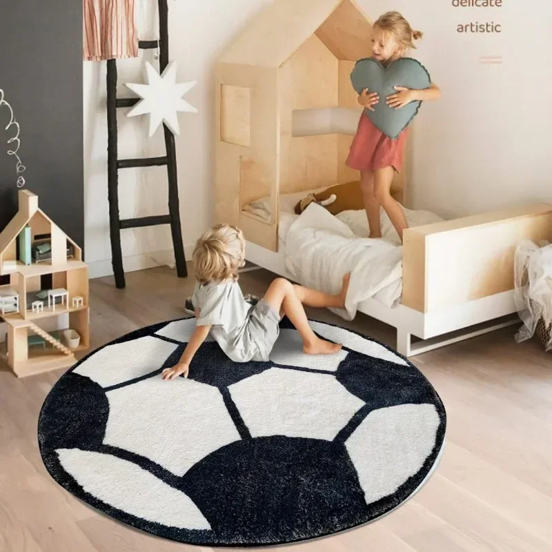Imitation Cashmere Round Floor - огляд і ціна Desk Setup Girly