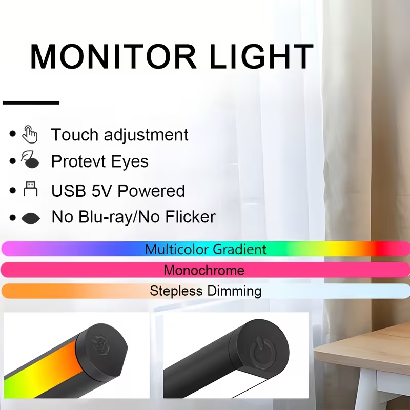 5V USB LED Screen Hanging Ligh - огляд і ціна Led Desk Light Usb
