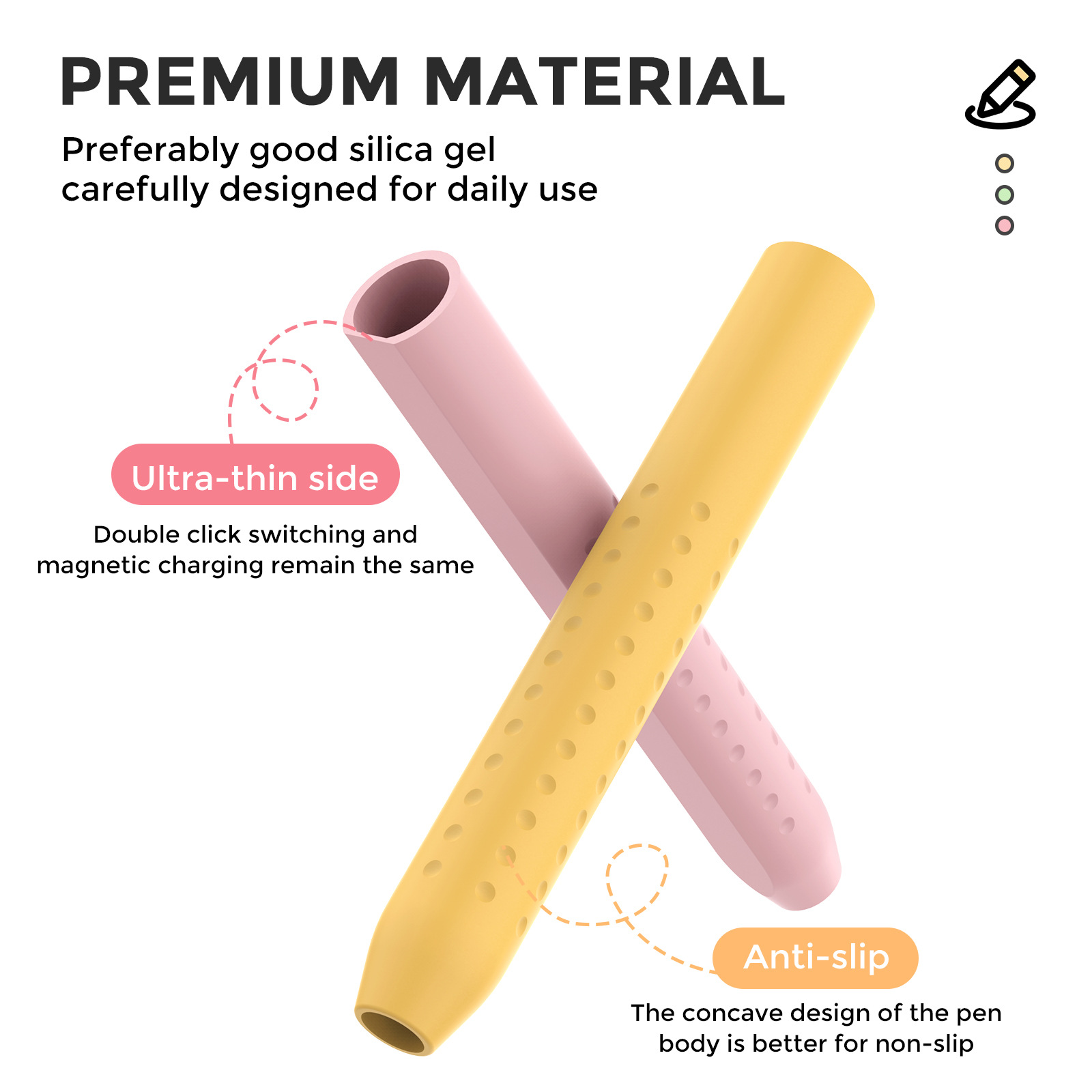 1PC Stylus Cover for Apple Pen - огляд і ціна Pen Cup Magnetic