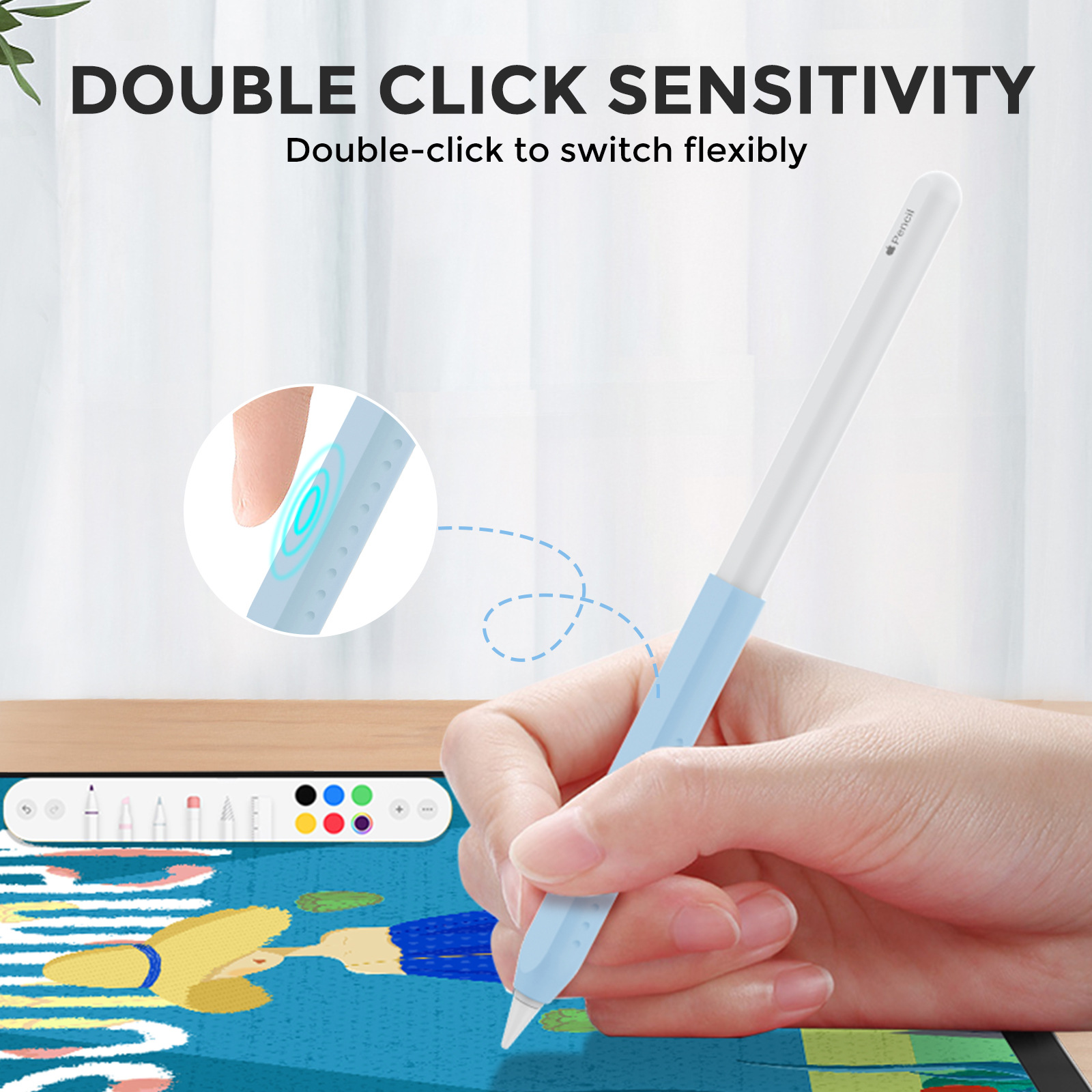 1PC Stylus Cover for Apple Pen - огляд і ціна Pen Cup Magnetic