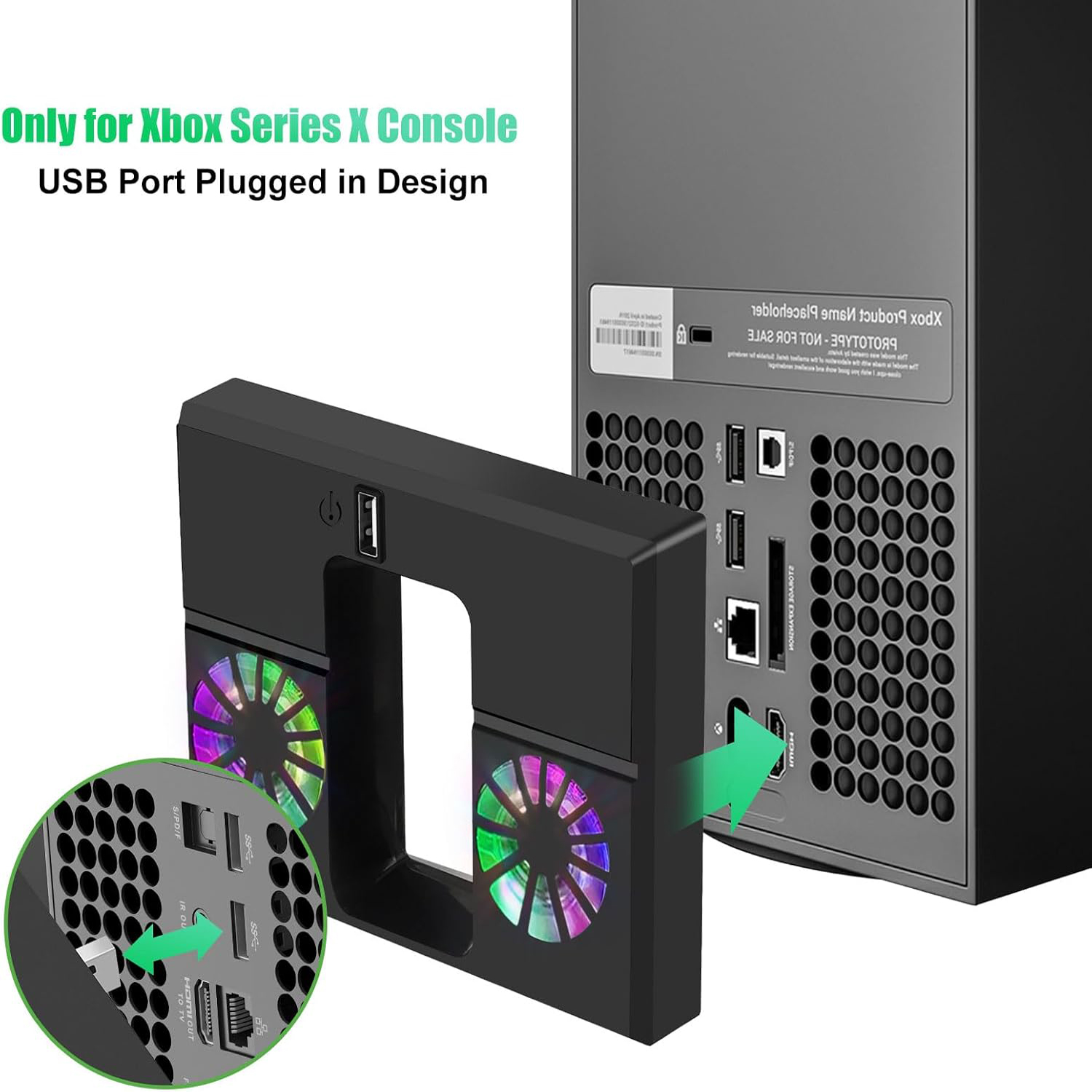 Cooling Fan for Xbox Series X  - огляд і ціна Desk Setup Xbox