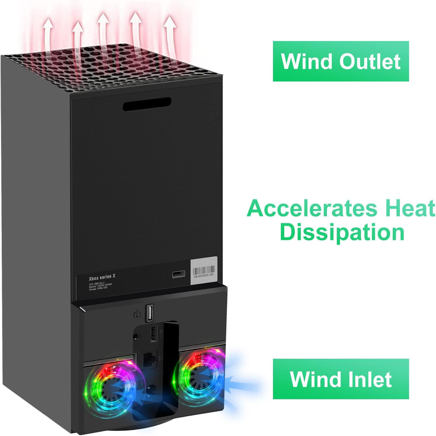 Cooling Fan for Xbox Series X  - огляд і ціна Desk Setup Xbox