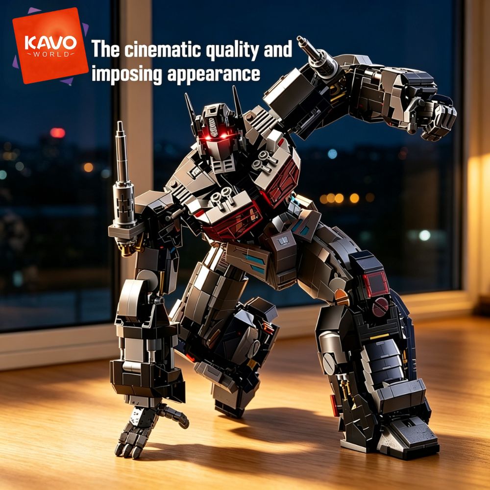 KAVOWORLD 2045pcs Future Mecha - огляд і ціна Desk Setup Build