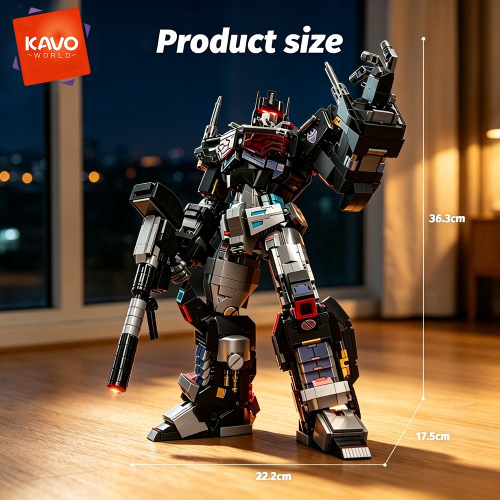 KAVOWORLD 2045pcs Future Mecha - огляд і ціна Desk Setup Build