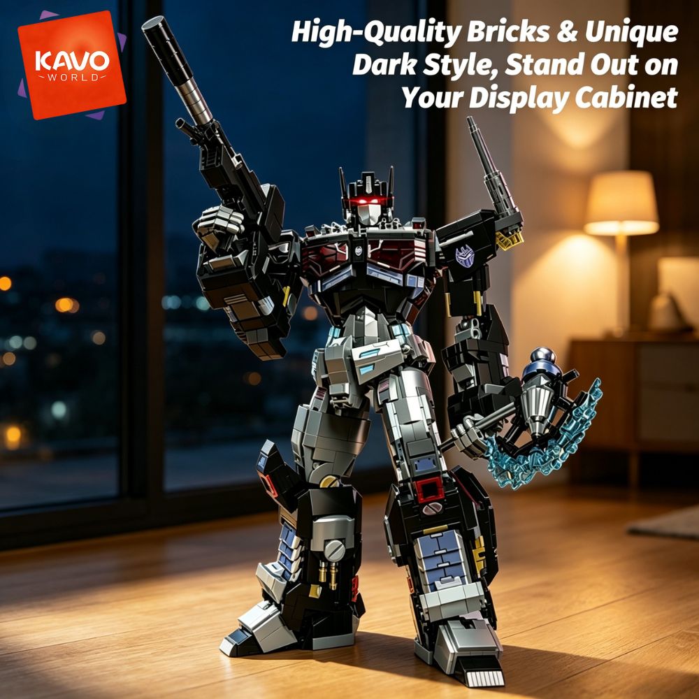 KAVOWORLD 2045pcs Future Mecha - огляд і ціна Desk Setup Build