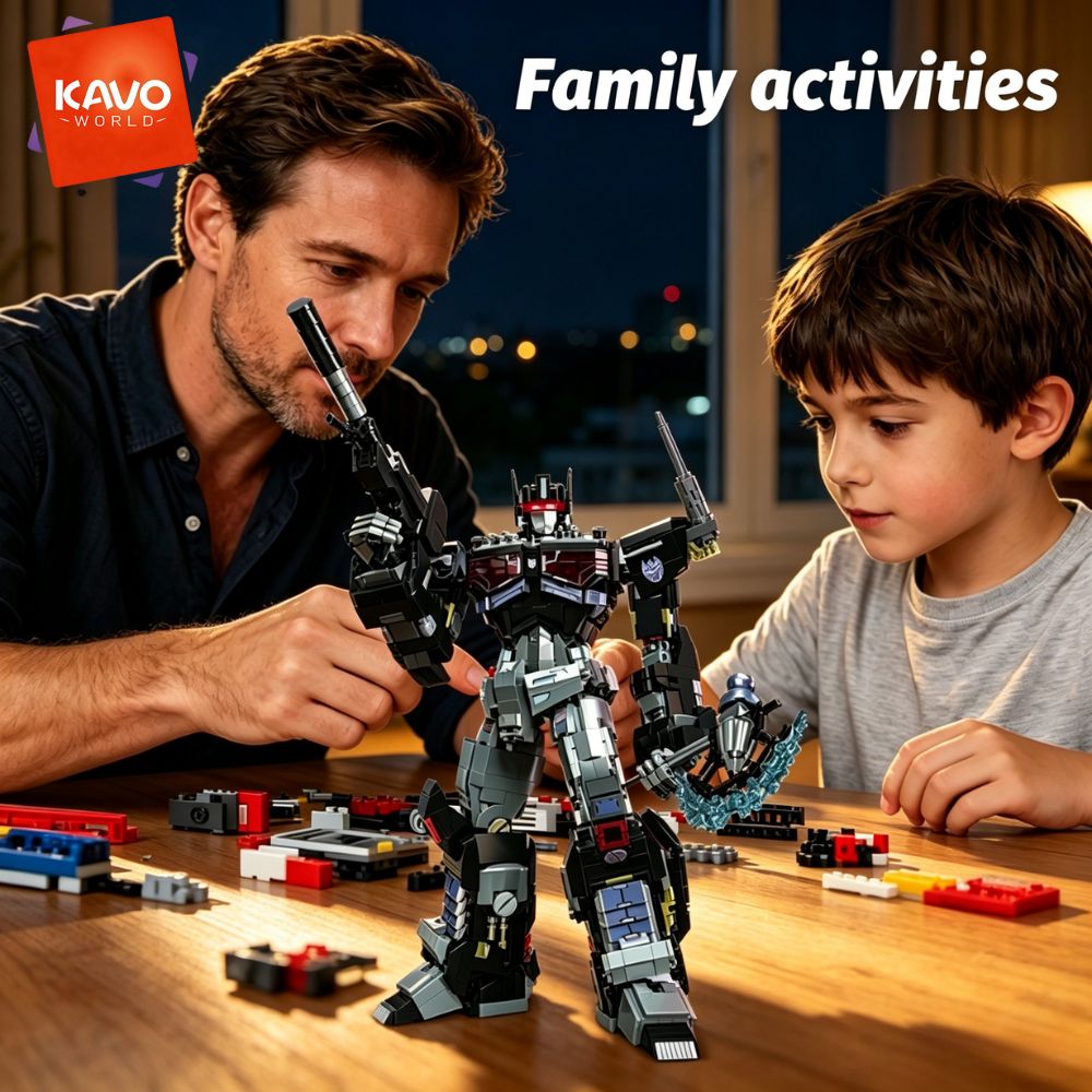 KAVOWORLD 2045pcs Future Mecha - огляд і ціна Desk Setup Build