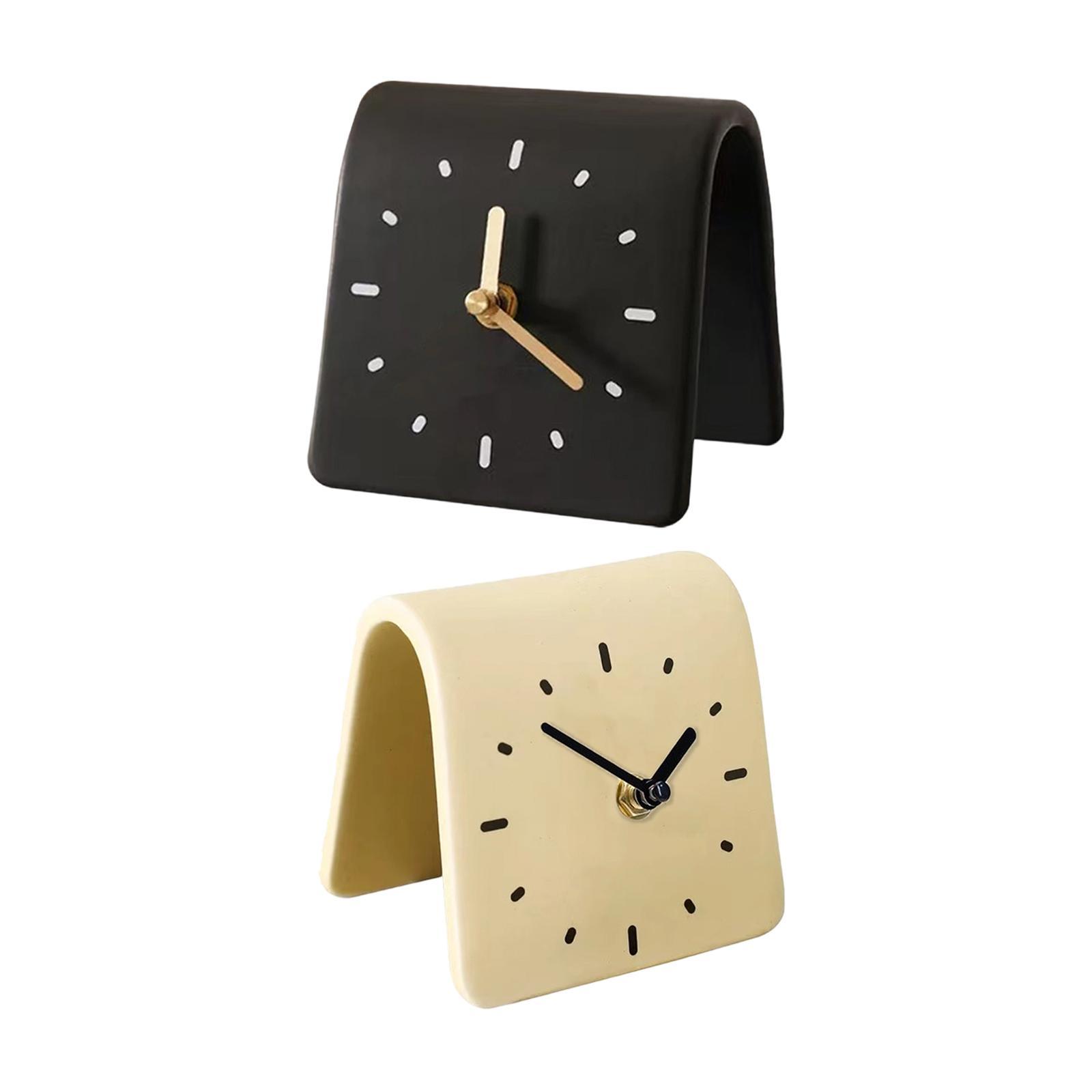 Desk Clock Modern Art Shelf Cl - огляд і ціна Desk Setup Study