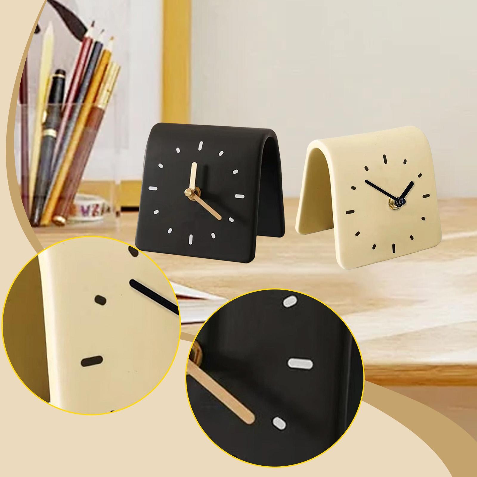 Desk Clock Modern Art Shelf Cl - огляд і ціна Desk Setup Study