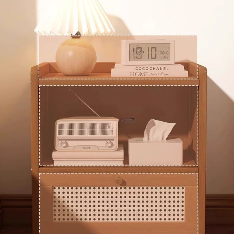 Bamboo Floor Bedside Cabinet,  - огляд і ціна Drawer Organizer Bamboo