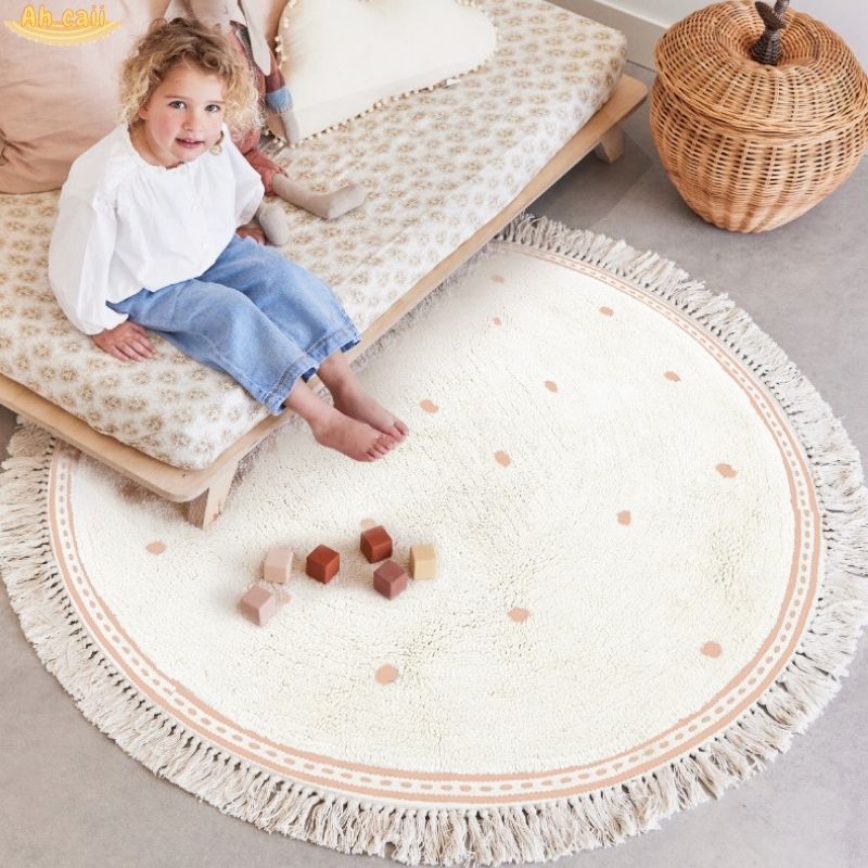 White Fluffy Carpet For Living - огляд і ціна Desk Setup Girly