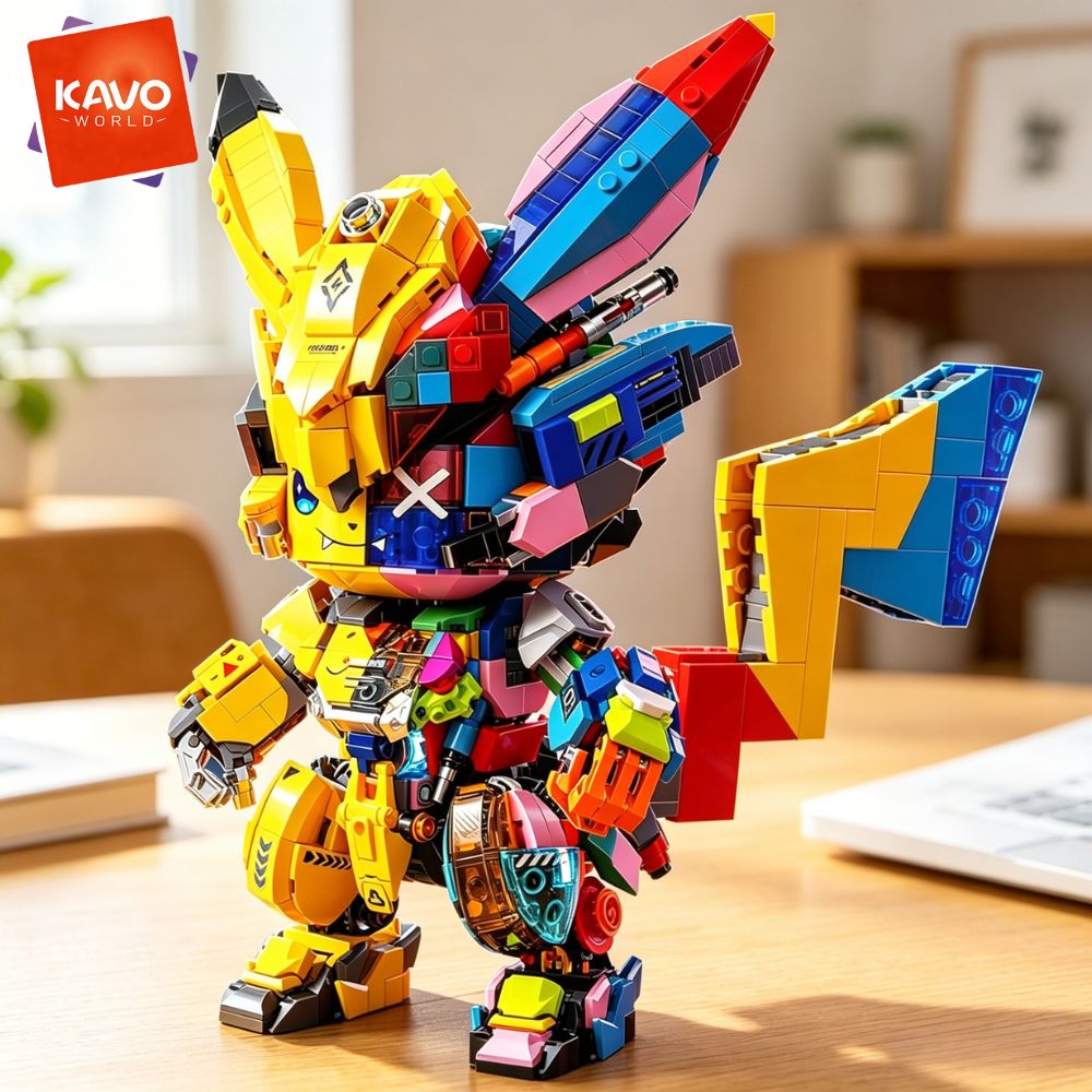 KAVOWORLD 1505PCS DIY Mecha Mo - огляд і ціна Desk Setup Build