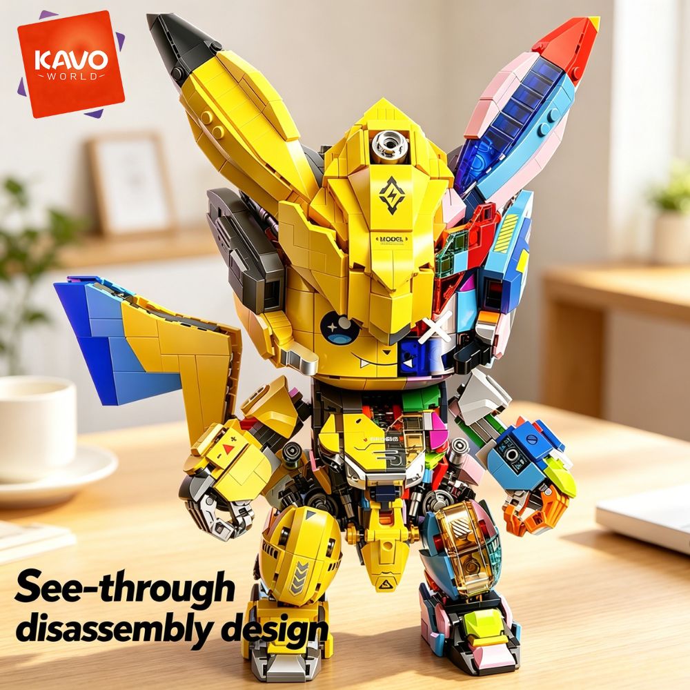 KAVOWORLD 1505PCS DIY Mecha Mo - огляд і ціна Desk Setup Build