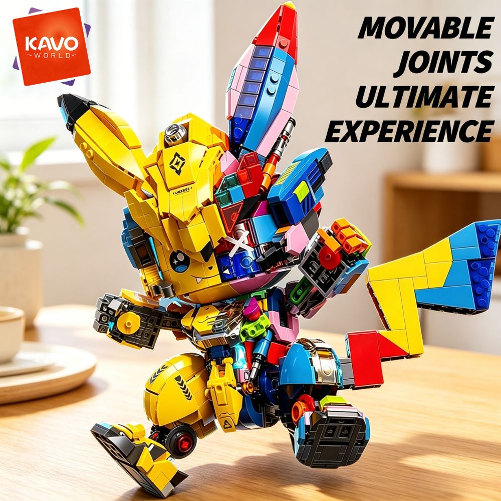KAVOWORLD 1505PCS DIY Mecha Mo - огляд і ціна Desk Setup Build