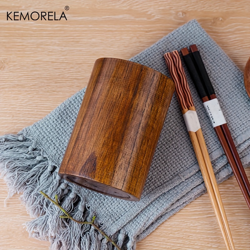 1PCS Wooden Chopsticks Holder  - огляд і ціна Drawer Organizer Bamboo