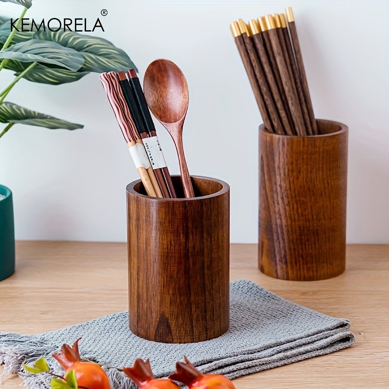 1PCS Wooden Chopsticks Holder  - огляд і ціна Drawer Organizer Bamboo