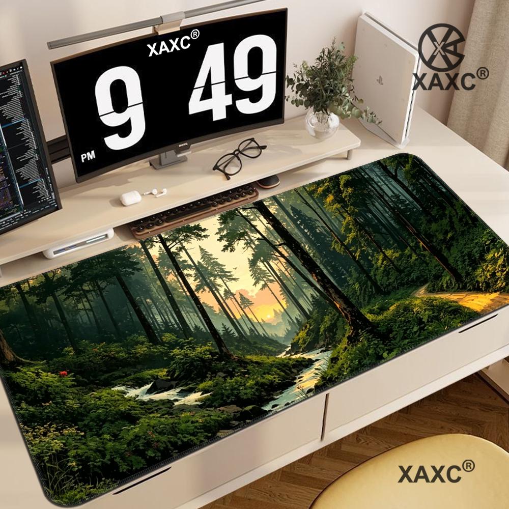 Forest Escape XXL Mouse Pad Tr - огляд і ціна Desk Setup Natural