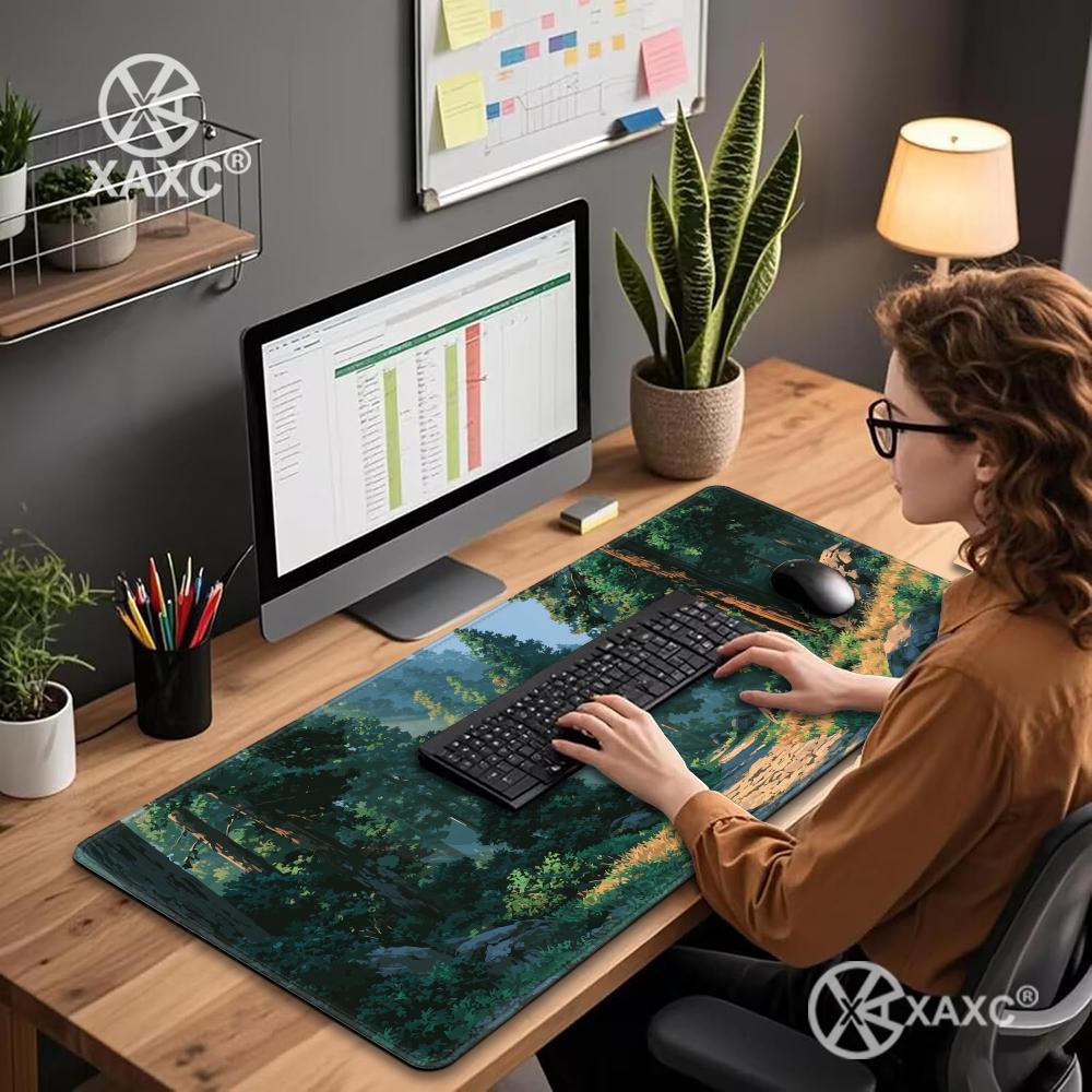 Forest Escape XXL Mouse Pad Tr - огляд і ціна Desk Setup Natural