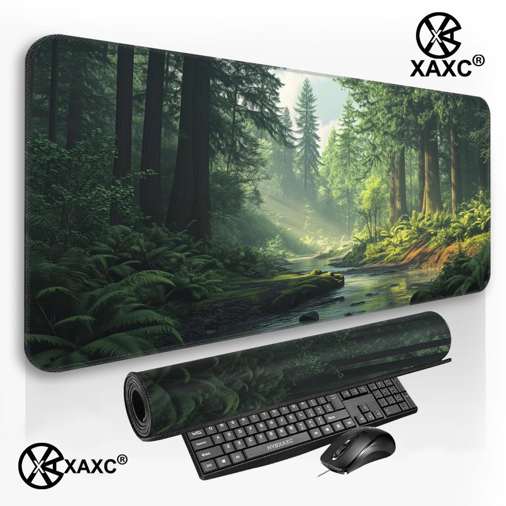 Forest Escape XXL Mouse Pad Tr - огляд і ціна Desk Setup Natural