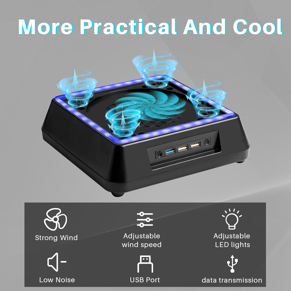 Game Console Cooling Fan Stand - огляд і ціна Desk Setup Xbox