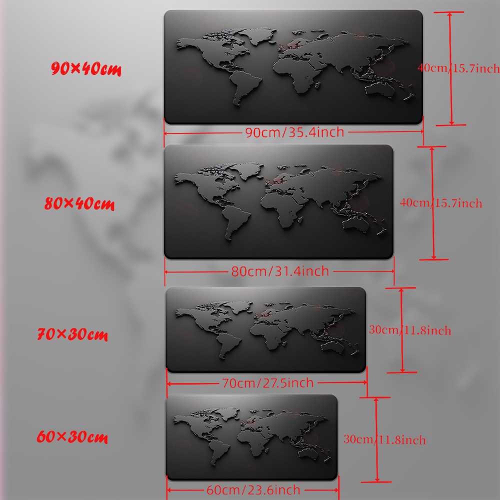Black and Gray Gradient Map De - огляд і ціна Desk Setup Accessories Aesthetic