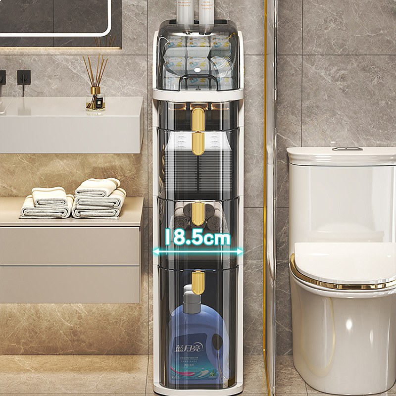 Slim Bathroom Storage Cabinet  - огляд і ціна Drawer Organizer Bamboo