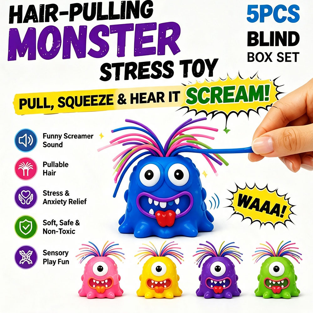 Viral Screaming Monster Hair P - огляд і ціна Desk Setup Gadgets