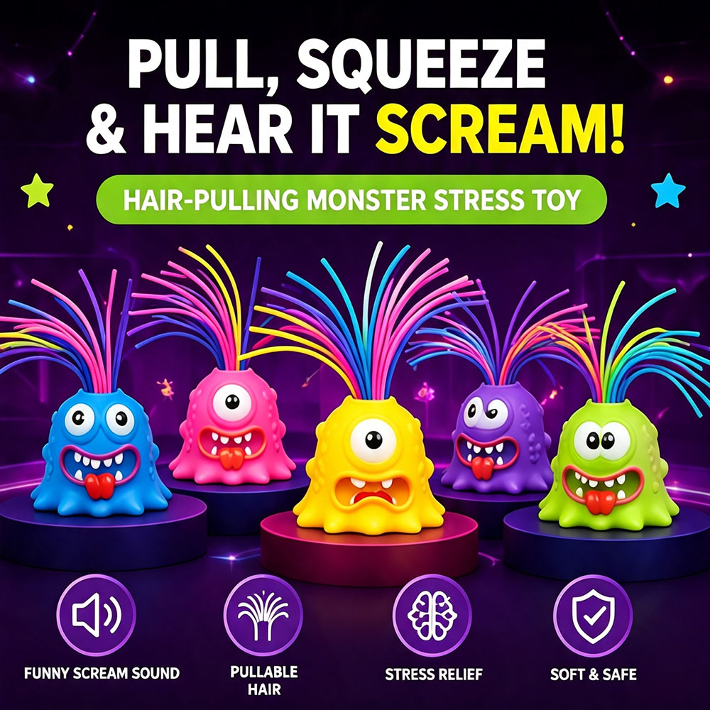 Viral Screaming Monster Hair P - огляд і ціна Desk Setup Gadgets