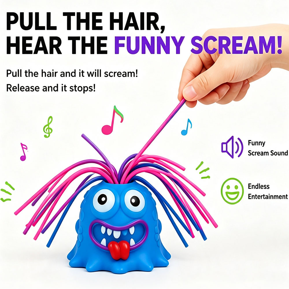 Viral Screaming Monster Hair P - огляд і ціна Desk Setup Gadgets