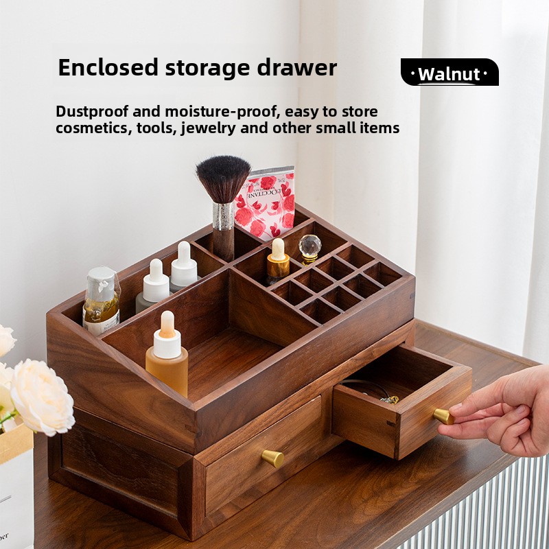Solid Wood Double Layer Organi - огляд і ціна Drawer Organizer Bamboo