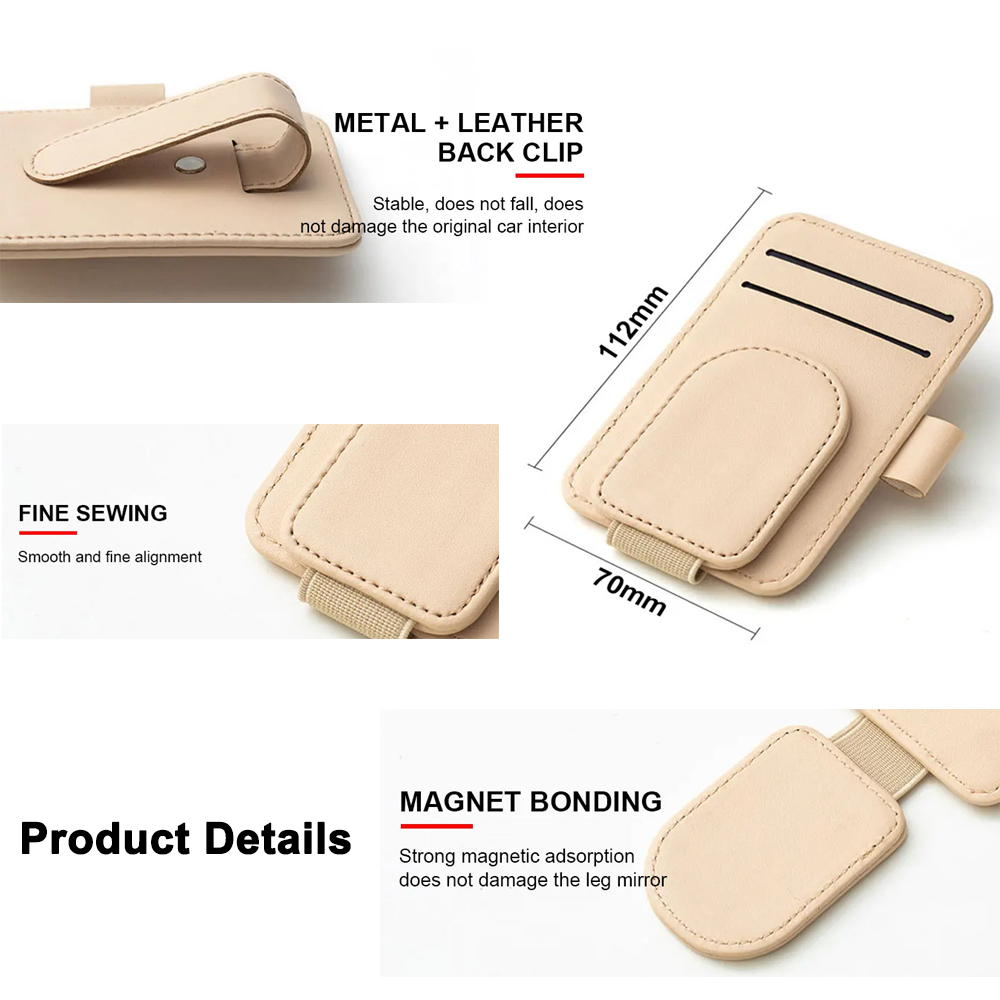 Multifunctional Pu Leather Car - огляд і ціна Pen Cup Magnetic