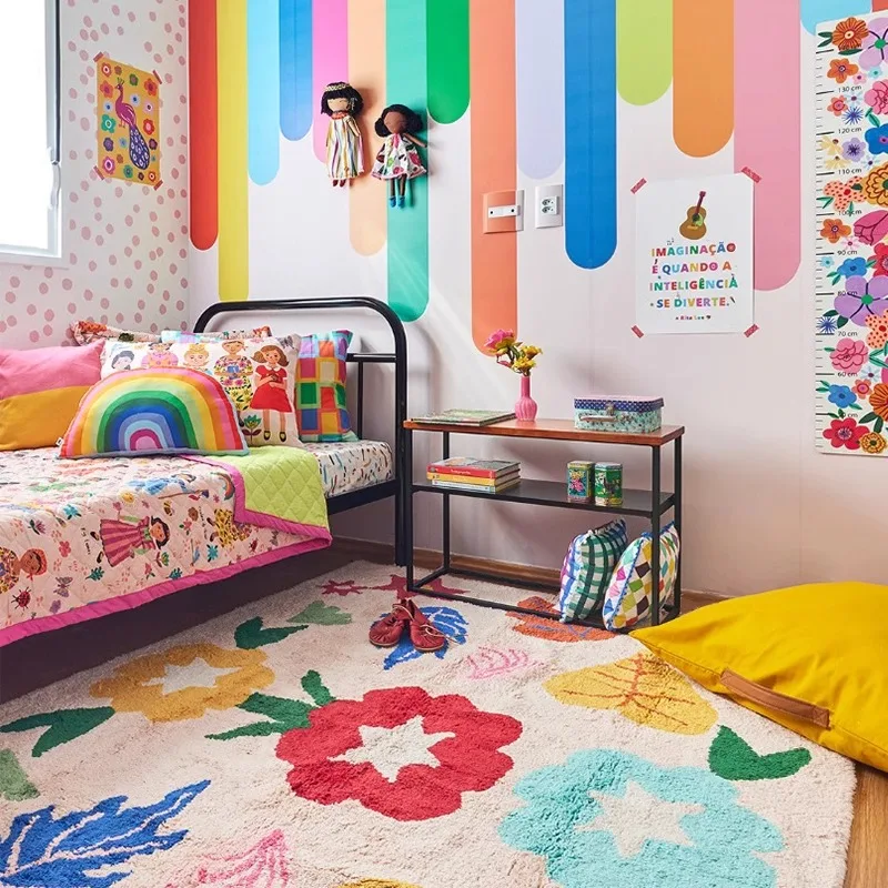 Stylish Nordic style rug, dopa - огляд і ціна Desk Setup Girly