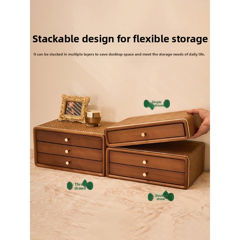 Vintage Drawer Desktop Organiz - огляд і ціна Drawer Organizer Bamboo