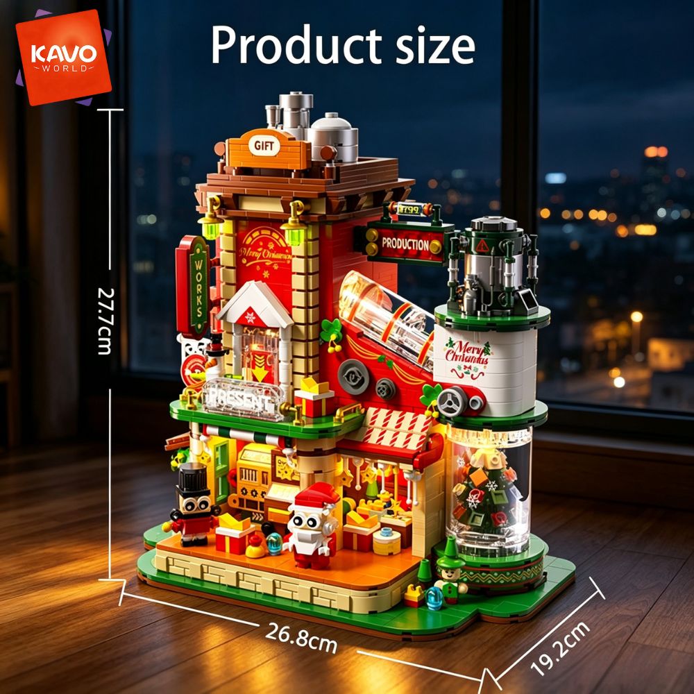 KAVOWORLD 2775PCS Christmas Gi - огляд і ціна Desk Setup Build