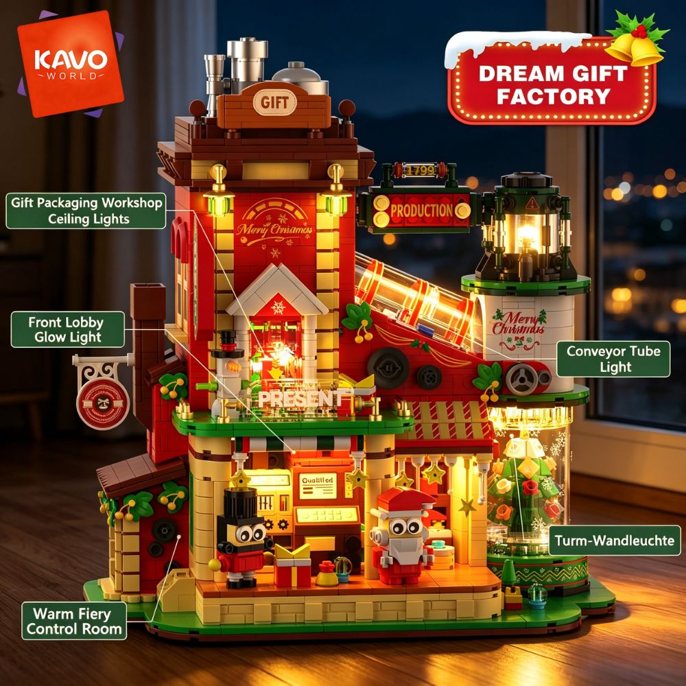 KAVOWORLD 2775PCS Christmas Gi - огляд і ціна Desk Setup Build