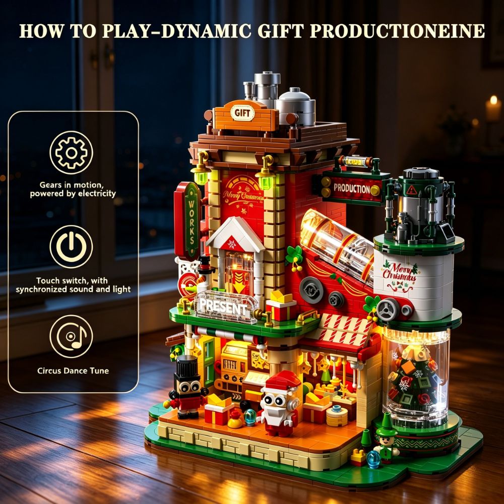 KAVOWORLD 2775PCS Christmas Gi - огляд і ціна Desk Setup Build